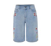 TATUUM Jeans 'Lene' blu denim / rosso Donna - Abbigliamento - Taglie comode - Pantaloni - Shorts TATUUM 25-26