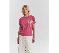 TATUUM Maglietta 'Lali 2' lampone / bianco naturale Donna - Abbigliamento - Taglie comode - Maglie e top - Maglie e T-shirt TATUUM XS
