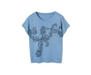TATUUM Pullover 'Sufi 1' blu cielo / nero Donna - Abbigliamento - Taglie comode - Pullover e cardigan - Pullover TATUUM XS