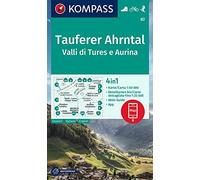 KOMPASS Wanderkarte 82 Tauferer Ahrntal, Valle di Tures e Aurina 1:50.000: 4in1 Wanderkarte, mit Aktiv Guide und Detailkarten inklusive Karte zur ... in der KOMPASS-App. Fahrradfahren. Skitouren.