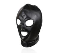 TAUOE Cappucci e maschere per gli occhi per coppie: bende in pelle, giocattoli con maschera che perde, giocattoli da cavaliere adatti per camera da letto, esterni, coppie, partner