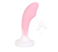 TAUOE Massaggiatore Digitali in Silicone, 8 Centimetri, Colore Rosa/Azzurro/Viola, Base Antiscivolo, Giocattolo per Gioco da Camera per Coppie (Rosa)
