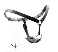 TAUOE Pantaloni in pelle da uomo e da donna: il materiale in pelle è morbido e confortevole, il set di giocattoli è regolabile e il design anti-perdita può essere abbinato ad altri giocattoli.