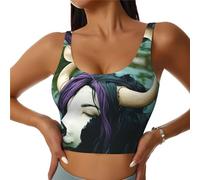 Tauren People Reggiseni sportivi da donna ad alto supporto - Top da allenamento comodi ed eleganti | Plus, nero, S