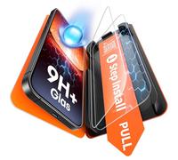 TAURI 2 Pezzi Pellicola Vetro per iPhone 13 | Installazione Rapida, Rimozione Automatica Della Polvere, Vetro Temperato 9H, Antigraffio,Senza Bolle
