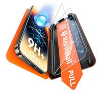 TAURI 2 Pezzi Pellicola Vetro per iPhone 14 Pro Max | Installazione Rapida, Rimozione Automatica Della Polvere, Vetro Temperato 9H, Antigraffio,Senza Bolle