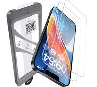 TAURI 2 Pezzi Pellicola Vetro Temperato per iPhone 13 6,1 Pollici, Rimozione Automatica Della Polvere, Durezza 9H Protettiva, Senza Bolle