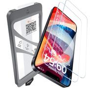 TAURI 2 Pezzi Pellicola Vetro Temperato per iPhone 13 Pro 6,1 Pollici, Rimozione Automatica Della Polvere, Durezza 9H Protettiva, Senza Bolle