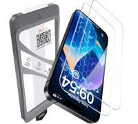 TAURI 2 Pezzi Pellicola Vetro Temperato per iPhone 14 6,1 Pollici, Rimozione Automatica Della Polvere, Durezza 9H Protettiva, Senza Bolle