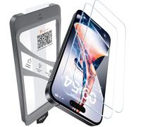 TAURI 2 Pezzi Pellicola Vetro Temperato per iPhone 15 Pro | Rimozione Automatica Della Polvere, Durezza 9H Protettiva, Senza Bolle