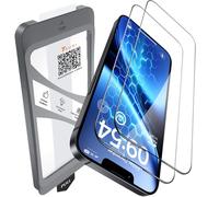 TAURI 2 Pezzi Pellicola Vetro Temperato per iPhone 17e/iPhone 16e | Rimozione Automatica Della Polvere, Durezza 9H Protettiva, Senza Bolle