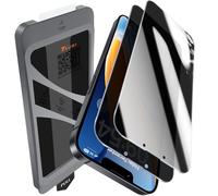 TAURI 2 Pezzi Privacy Pellicola Vetro Temperato per iPhone 13, Rimozione Automatica Della Polvere, Durezza 9H Protettiva Anti-Spy, Senza Bolle