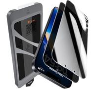 TAURI 2 Pezzi Privacy Pellicola Vetro Temperato per iPhone 14, Rimozione Automatica Della Polvere, Durezza 9H Protettiva Anti-Spy, Senza Bolle