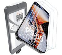 TAURI 3 Pezzi Pellicola Vetro Temperato per iPhone 15 Pro 6,1 Pollici, Rimozione Automatica Della Polvere, Durezza 9H Protettiva, Senza Bolle