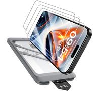 TAURI 3 Pezzi Vetro Temperato per iPhone 16 Pro Max 6.9 Pollici,Rimozione Automatica Della Polvere, Durezza 9H, Senza Bolle,Pellicola Protettiva per iPhone 16 Pro Max Film