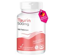 Taurina 500 mg - 180 compresse - confezione grande per 1/2 anno - VEGAN - Vit...