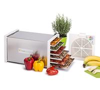 Tauro Essiccatori, Essiccatore alimentare Biosec Deluxe B6 a flusso orizzontale Made in Italy in acciaio inox con 6 cestelli, potenza 550W essicca fino a 3,5Kg