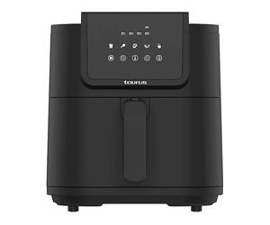 TAURUS 973988000 Singolo 8 L Indipendente 1700 W Friggitrice ad aria calda Nero FRIGGITRICE AD ARIA, capacità 8 l, Max potenza 1700 W, 5 programmi, da 80 °C a 200 °C, Nero