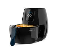 Taurus Air Fry Digital + - Friggitrice ad Aria, 1500W, Capacità 3.5L, 7 Programmi Preimpostati, Fino a 200ºC, Timer 30 Min, Digitale, 5/6 Porzioni, Parti Rimovibili Lavabili in Lavastoviglie, Nero