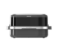 Taurus Air Fryer PizzaGrill XL | 5 persone | Doppia resistenza | Cottura uniforme | Senza olio | 11 programmi | Base per pizza | Design compatto | Finestra