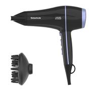 Taurus - Alize 2200 Ion-Ceramic, 6 impostazioni di velocità e temperatura, colpo di aria fredda, rivestimento in ceramica, motore DC, include concentratore e diffusore, nero