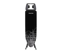 Taurus - Asse da stiro Argenta Black, Altezza regolabile max. 81 cm, Poggiaferro, Fodera in cotone, Superficie di stiratura 32 x 110 cm, Piedini antiscivolo, Nero