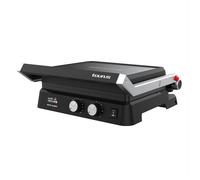 Taurus - Grill Bistro 2600W | 2 in 1: Grill e Piastra | 29x23cm | Stair System | Dual Heat Tech | Rivestimento Antiaderente Senza PFOA | Vaschetta Raccogligrassi | Timer 30 Min