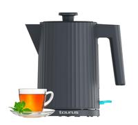 Taurus - Bollitore elettrico Jonic Tea | 2200 W | 1,7 L | Base girevole a 360° | Filtro anticalcare | Auto Off | Indicatore livello acqua | BPA Free | Design ergonomico | Alloggiamento cavo | Nero