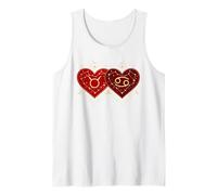 Taurus Cancer Shirt San Valentino Celeste Zodiac Match Canotta