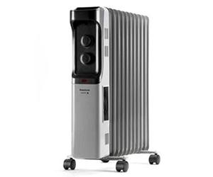 Taurus Dakar - Radiatore ad olio a 11 elementi. 2500W. 3 livelli di potenza. Termostato regolabile. Protezione contro il surriscaldamento.