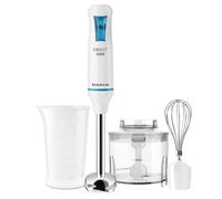 Taurus - Frullatore a immersione Robot 500 Plus Inox,Tritatutto elettrico 500W,Lama inox,Sistema anti-schizzi,Turbo Rotation System,Design ergonomico,Accessori inclusi