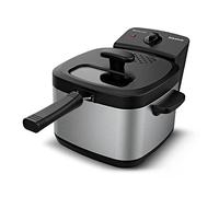 Taurus Fry Solution Friggitrice, 2000 W, Acciaio Inossidabile, Inox Nero