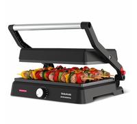 Taurus - Grill Essential 2600W | 2 en 1: Grill y Plancha | Placa 29x23 cm | Revestimiento Antiadherente sin PFOA | Bandeja recogegrasa | Termostato ajustable | Cool Touch y bloqueo seguro