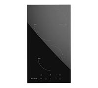 Taurus I302T - Piastra a induzione, 3500 W, 2 zone di riscaldamento, 9 livelli di potenza, controllo touch, due booster, timer fino a 99 min, funzione stop&go, blocco per bambini, nero