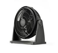 Taurus Libonotos, Ice Brise Mini - Mini circolatore d'aria, mini ventilatore da tavolo, diametro 25 cm, 2 velocità, 3 lame, inclinabile, sospensione a parete, silenzioso, potente, 28x13x28 cm