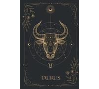 Taurus Mystic Zodiac Notebook: Gold Line Art Taurus Bull Journal with a Sophisticated Celestial Design