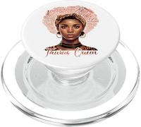 Taurus Queen Zodiac Afro Estetica Astrologia Design PopSockets PopGrip per MagSafe
