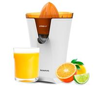 Taurus - Spremiagrumi Extra Alto Citrus Up | 40W | Versamento Continuo | 2 Coni per Spremitura | Serbatoio da 200ml | Bicchieri fino a 14cm | Uscita Bloccabile | Rotazione Bidirezionale