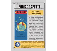 Taurus Star Edition: Zodiac Gazette: A Guided Journal for Cosmic Self-Discovery