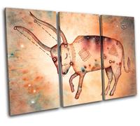 Taurus Starsign Zodiac Astrology Horoscope Canvas Art Picture Print Decorative