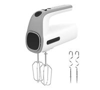 Taurus Station Grey - Impastatrice per dolci, 300 W, 5 velocità, funzione turbo, 2 tipi di fruste: per impastare e frullare, fruste rimovibili, senza BPA, ergonomica