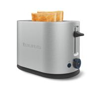 Taurus - Tostapane Mytoast II Legend | 900W | 2 Fessure | 7 Livelli di Tostatura | Funzioni Scongelamento, Riscaldamento e Annullamento | Acciaio Inox | Vassoio Raccoglibriciole | Sollevamento Extra