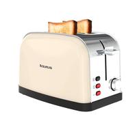 Taurus - Tostapane Vintage II Cream | 950W | 2 Fessure 135x35mm | 7 Livelli | 3 Funzioni | Corpo Inox | Autocentraggio | Raccoglibriciole | Sollevamento Extra | Avvolgicavo | Crema