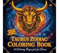 Taurus Zodiac Coloring Book | 40 Coloring Pages just for Taurus: Mystical, Fantasy, Astrology Sign Art for Adults & Teens