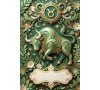 Taurus Zodiac Notebook: Lined Journal with Interactive Flipbook Animation, Minimalist Paper Cutout Art, and Inspirational Quotes for Astrology Lovers