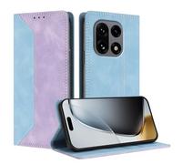 TAUYN Cover Custodia Folio in Pelle per OnePlus 15 5G, Premium PU/TPU Pelle Flip Antiurto Wallet Case, con due Scomparti per Carte, Sottile e leggera, Design Semplice ed Elegante. Viola