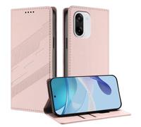 TAUYN Cover Custodia Folio in Pelle per OnePlus Nord CE5 5G, Premium PU/TPU Pelle Flip Antiurto Wallet Case, con Supporto & Porta Carta. Rosa