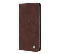 TAUYN Cover Custodia Folio in Pelle per Xiaomi Poco F9 Ultra | Design a Flip Magnetico Premium PU Pelle Antiurto Wallet Case, con Supporto & Porta Carta Protezione Completa. Marrone