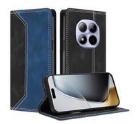 TAUYN Cover Custodia Folio in Pelle per Xiaomi Redmi Note 15 Pro 4G, Premium PU/TPU Pelle Flip Antiurto Wallet Case, con due Scomparti per Carte, Design Semplice ed Elegante. Blu scuro
