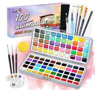 TAVADA Acquerelli Professionali,Set Di Pittura Ad Acquerello,Set di colori ad acquerello,Pittura a Guazzo,Gouache set,Acquerelli Professionali set per Perfetto Principianti e Professionisti